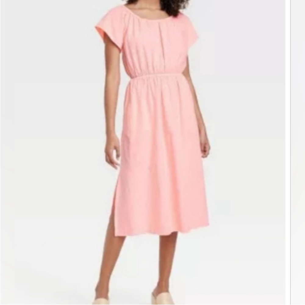 Universal‎ Thread Soft Pink Midi Dress